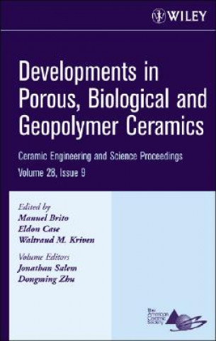 Könyv Developments in Porous, Biological and Geopolymer Ceramics V28 9 Manuel E. Brito