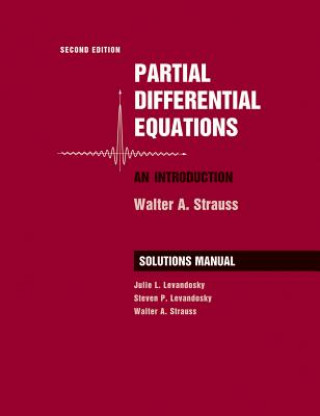 Könyv Student Solutions Manual to accompany Partial Differential Equations - An Introduction 2e Walter A. Strauss