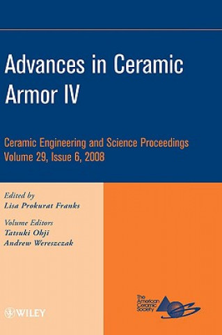 Kniha Advances in Ceramic Armor IV Tatsuki Ohji