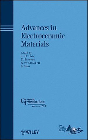 Carte Advances in Electroceramic Materials - Ceramic Transactions V204 K. M. Nair