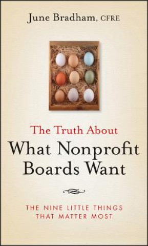 Libro Truth About What Nonprofit Boards Want - The Nine Little Things That Matter Most June J. Bradham