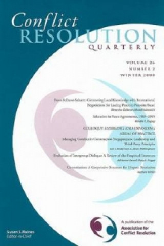 Carte Conflict Resolution Quarterly CRQ (Conflict Resolution Quarterly)