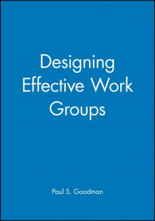 Kniha Designing Effective Work Groups Paul S. Goodman