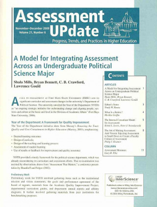 Könyv Assessment Update Volume 21, Number 5, September-october 2009 AU (Assessment Update)