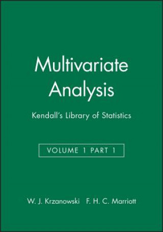 Książka Multivariate Analysis V 1 Wojtek J. Krzanowski