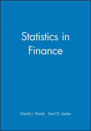 Kniha Statistics in Finance David J. Hand