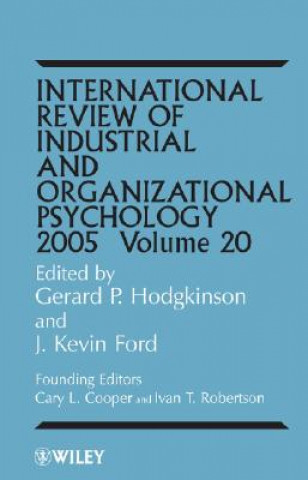 Book International Review of Industrial and Organizational Psychology 2005 Gerard P. Hodgkinson