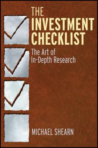 Książka Investment Checklist - The Art of In-Depth Research Michael Shearn