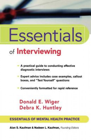 Könyv Essentials of Interviewing Donald E. Wiger