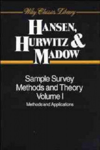 Buch Sample Survey Methods and Theory, 2 Volume Set Morris H. Hansen