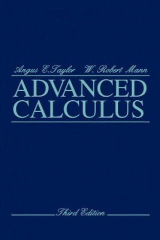 Könyv Advanced Calculus 3e Angus E. Taylor