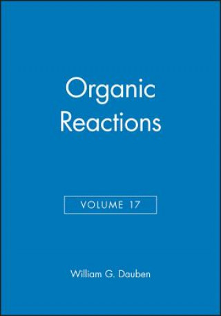 Livre Organic Reactions V17 William G. Dauben