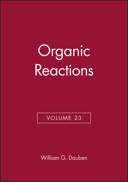 Knjiga Organic Reactions V23 William G. Dauben