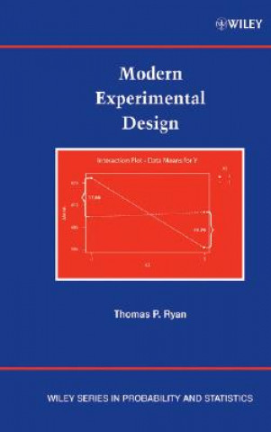 Kniha Modern Experimental Design Thomas P. Ryan