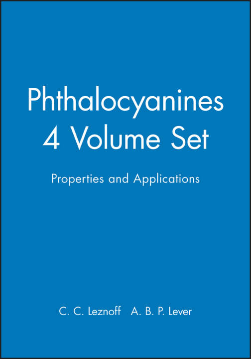 Buch Phthalocyanines CC Leznoff