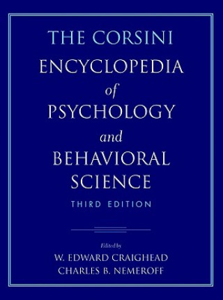 Carte Corsini Encyclopedia of Psychology & Behavioral Science 3e 4V Set W. Edward Craighead