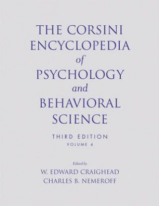 Carte Corsini Encyclopedia of Psychology & Behavioral Science V 4 3e W. Edward Craighead