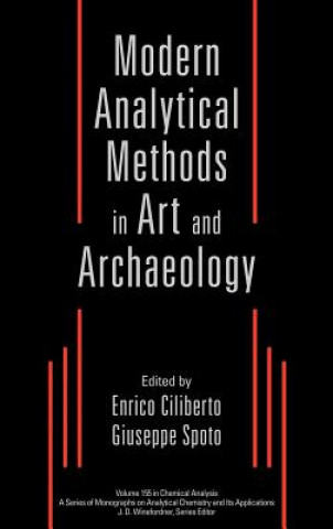 Carte Modern Analytical Methods in Art and Archaeology Ciliberto