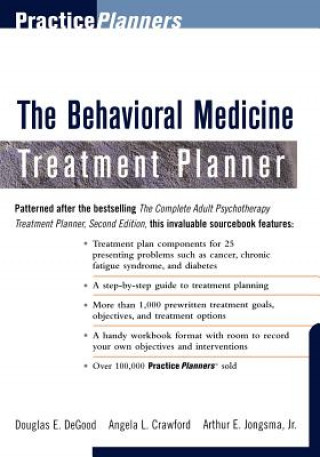 Carte Behavioral Medicine Treatment Planner Douglas E. DeGood