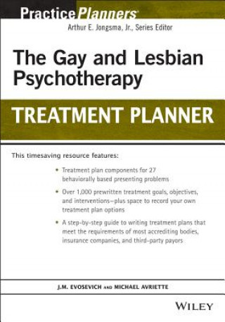 Könyv Gay and Lesbian Psychotherapy Treatment Planner J.M. Evosevich