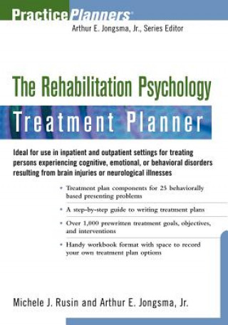 Livre Rehabilitation Psychology Treatment Planner Michele J. Rusin