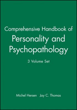 Carte Comprehensive Handbook of Personality and Psychopathology 3 V set Jay C. Thomas
