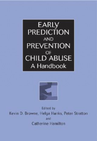 Kniha Early Prediction & Prevention of Child Abuse - A Handbook Kevin D. Browne