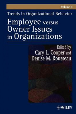 Könyv Trends in Organizational Behavior, Volume 8 Cooper