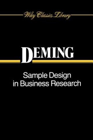 Könyv Sample Design in Business Research W.Edwards Deming