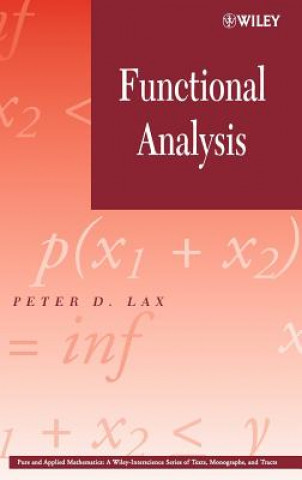 Kniha Functional Analysis Peter D. Lax