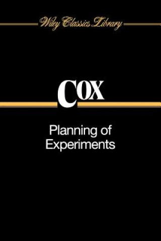 Kniha Planning of Experiments D. R. Cox