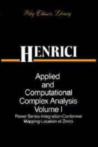 Book Applied and Computational Complex Analysis 3V set Peter Henrici