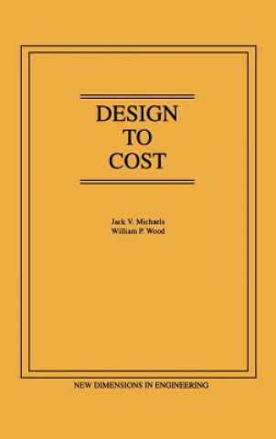 Kniha Design to Cost Jack V. Michaels