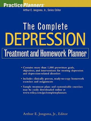 Książka Complete Depression Treatment and Homework Planner Arthur E. Jr. Jongsma