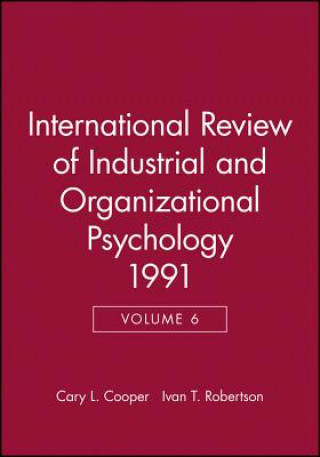 Carte International Review of Industrial & Organisational Psychology 1991 V 6 Cary L. Cooper