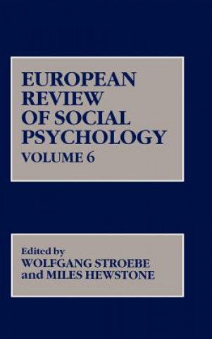 Книга European Review of Social Psychology V 6 Wolfgang Stroebe