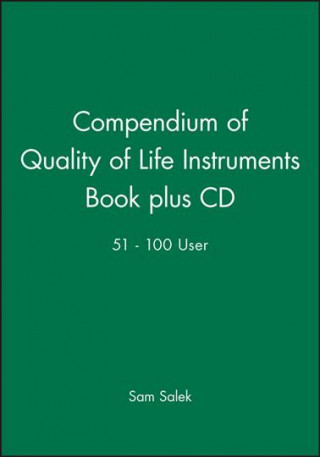 Carte Compendium of Quality of Life Instruments Book plus CD 51-100 user Sam Salek