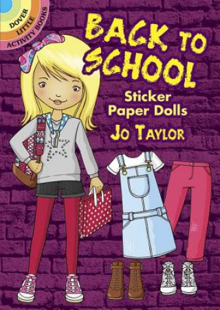 Kniha Back to School Sticker Paper Dolls Jo Taylor