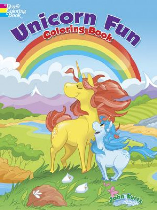Книга Unicorn Fun Coloring Book John Kurtz