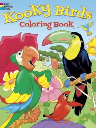 Buch Kooky Birds Coloring Book John Kurtz