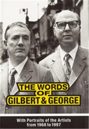 Livre Words of Gilbert and George 