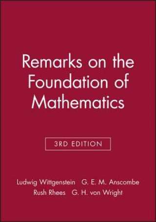Kniha Remarks on the Foundation of Mathematics Ludwig Wittgenstein