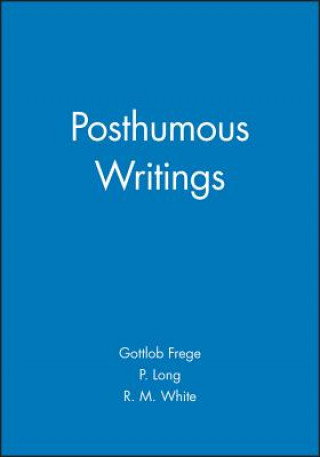 Könyv Posthumous Writings Gottlob Frege