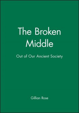 Βιβλίο Broken Middle: Out of our Ancient Society Gillian Rose