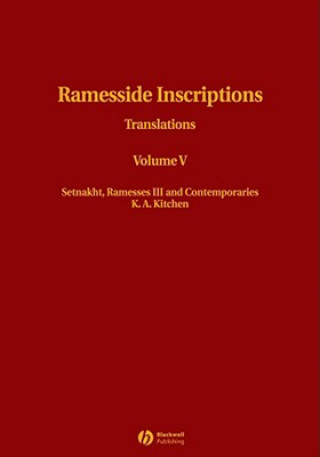 Könyv Ramesside Translations V 5 K. A. Kitchen