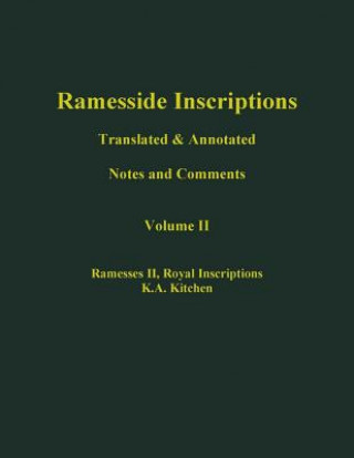 Knjiga Ramesside Inscriptions K. A. Kitchen