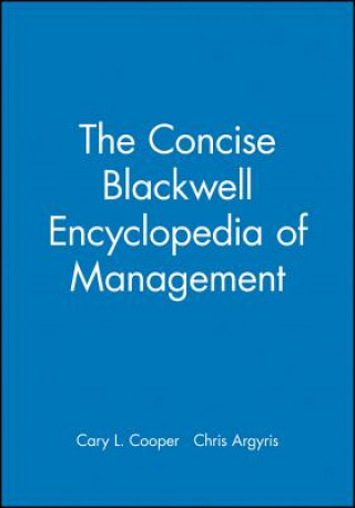 Buch Concise Blackwell Encyclopedia of Management Cooper