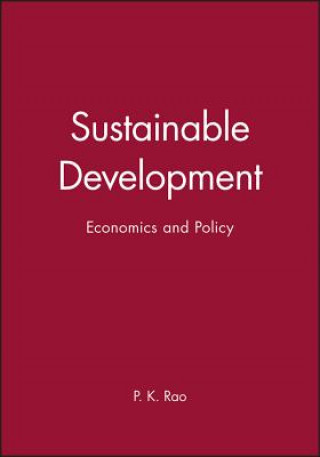 Kniha Sustainable Development - Economics and Policy Pinninti Krishna Rao