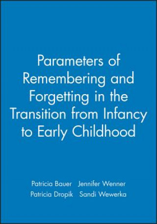 Kniha Parameters of Remembering and Forgetting in the Transition from Infancy to Early Childhood Patricia J. Bauer