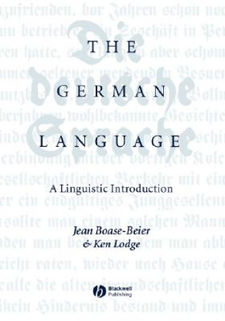 Książka German Language: A Linguistic Introduction Jean Boase-Beier